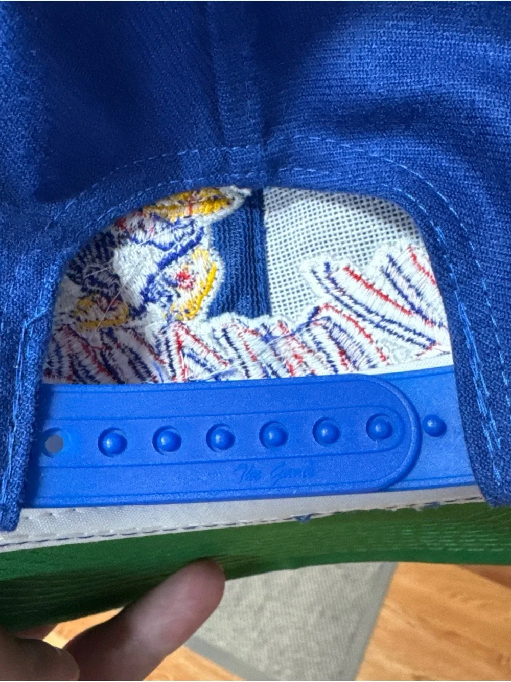 Vintage Kansas Jayhawks The Game Snapback Hat 2Tone Cap NWT